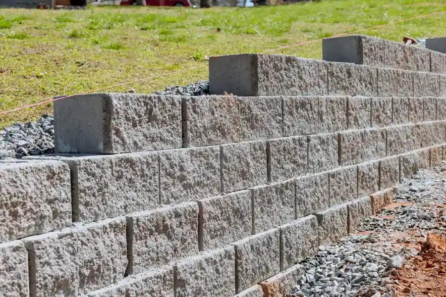 Retaining Wall Installation
